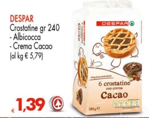 DESPAR Crostatine gr 240