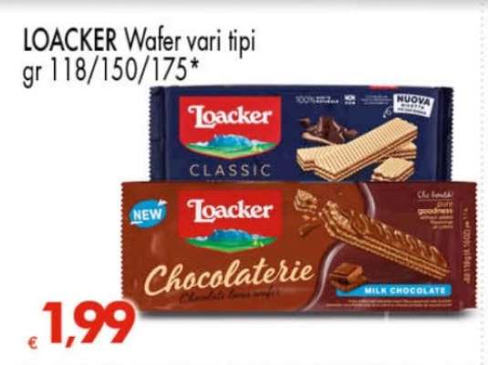 LOACKER Wafer vari tipi