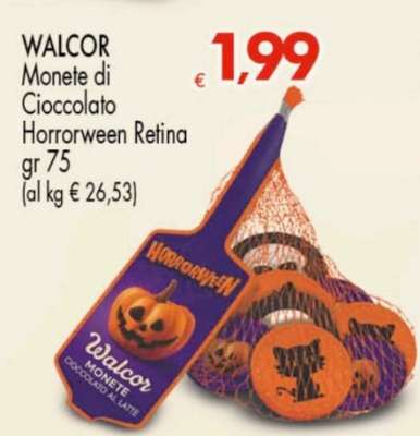 WALCOR Monete di Cioccolato Horrorween Retina