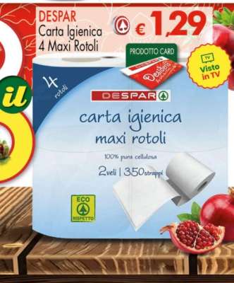 DESPAR Carta Igienica 4 Maxi Rotoli