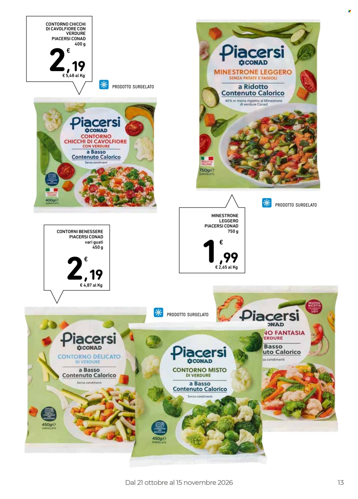 Volantino Conad - 21/10/2026 - 15/11/2026. Pagina 13
