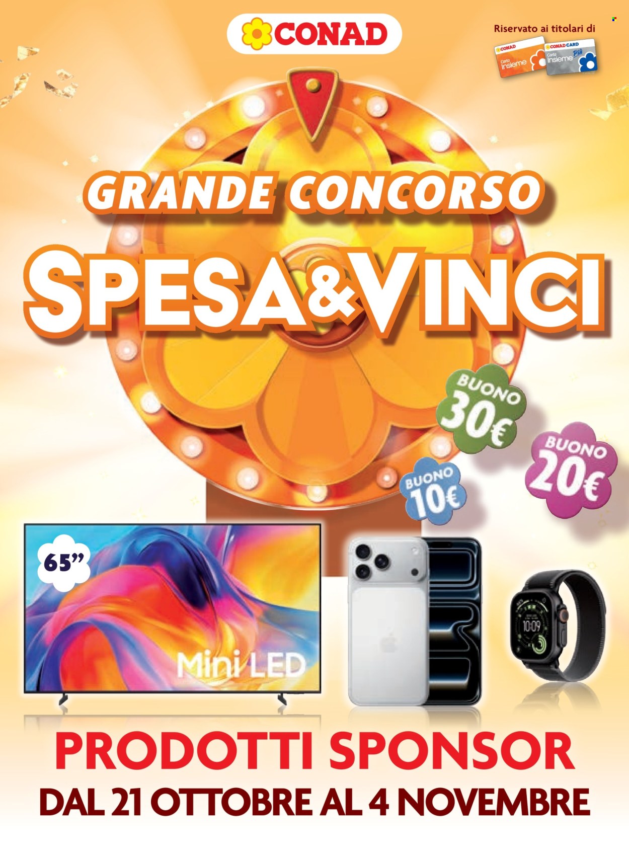 Volantino Conad - 21/10/2026 - 4/11/2026. Pagina 1