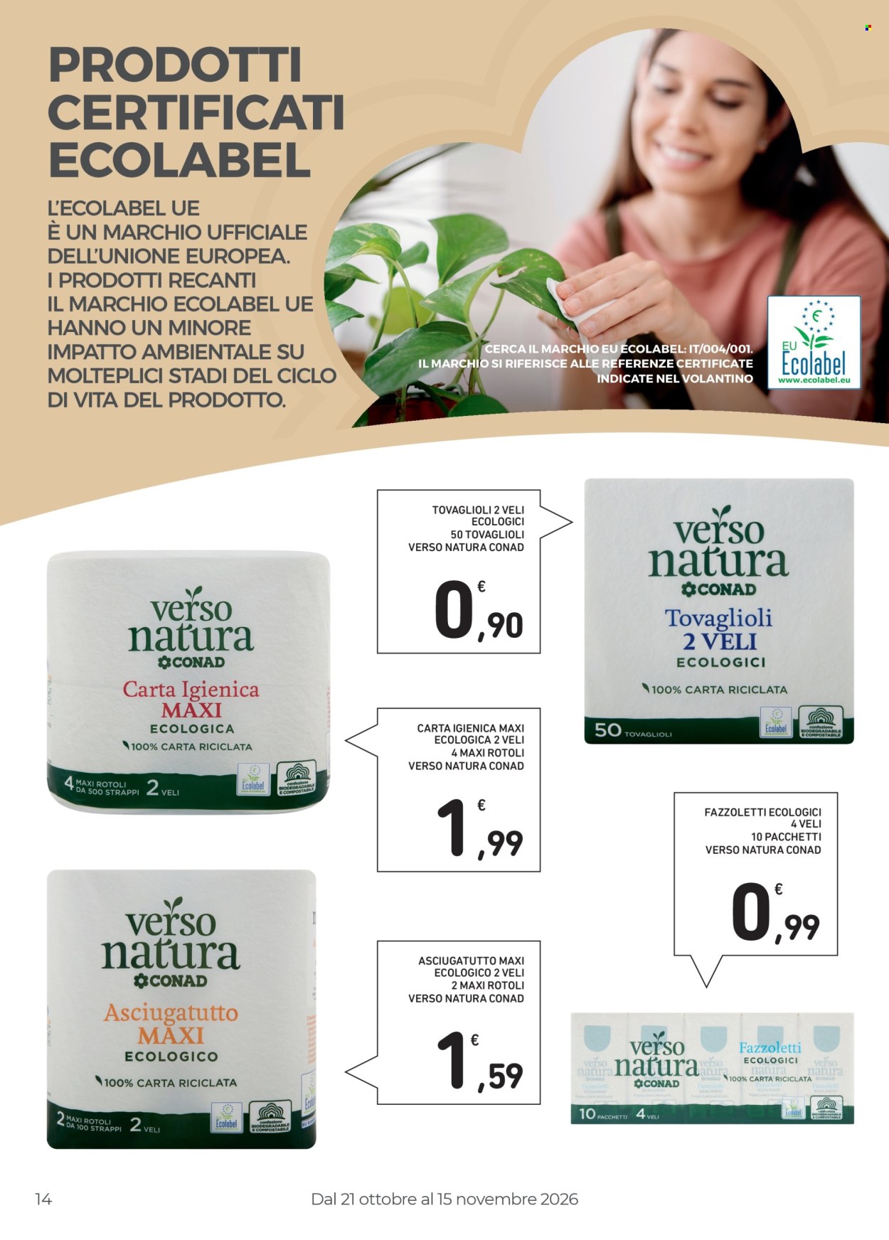 Volantino Spazio Conad - 21/10/2026 - 15/11/2026. Pagina 14