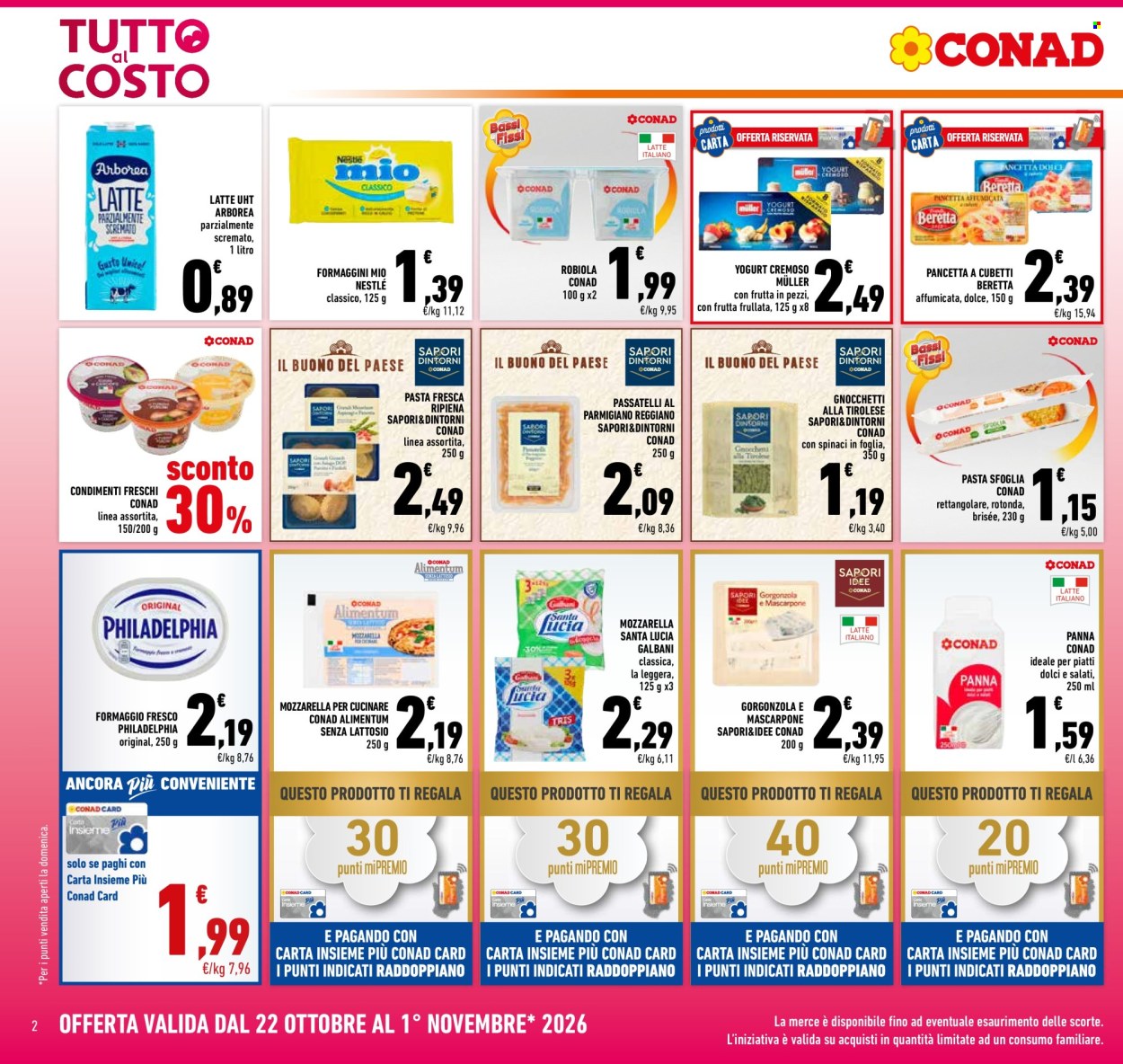 Volantino Conad - 22/10/2026 - 1/11/2026. Pagina 2