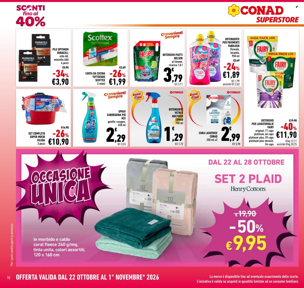 Volantino Conad Superstore - 22/10/2026 - 1/11/2026. Pagina 10