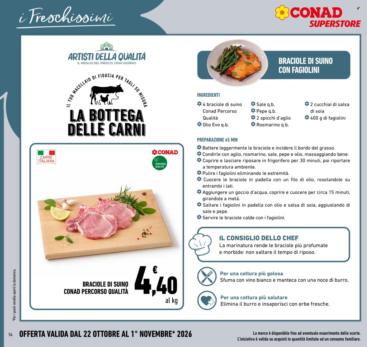 Volantino Conad Superstore - 22/10/2026 - 1/11/2026. Pagina 14