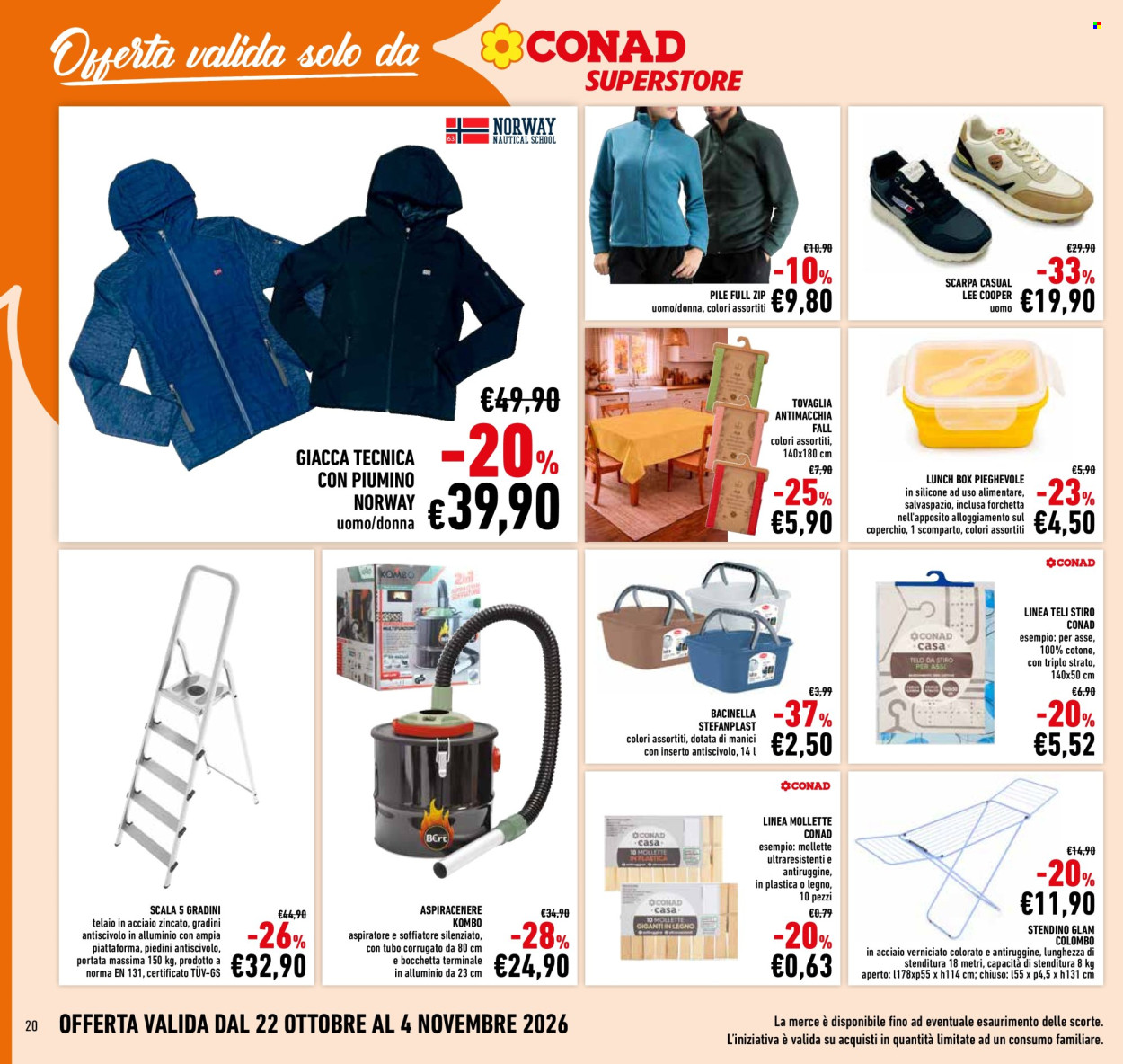 Volantino Conad Superstore - 22/10/2026 - 1/11/2026. Pagina 20