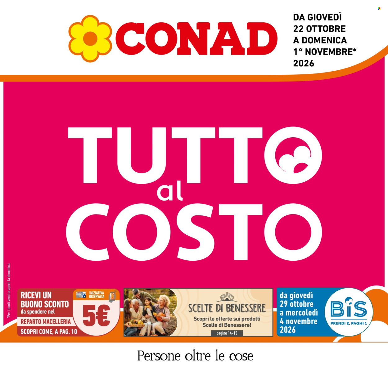 Volantino Conad - 22/10/2026 - 1/11/2026. Pagina 1