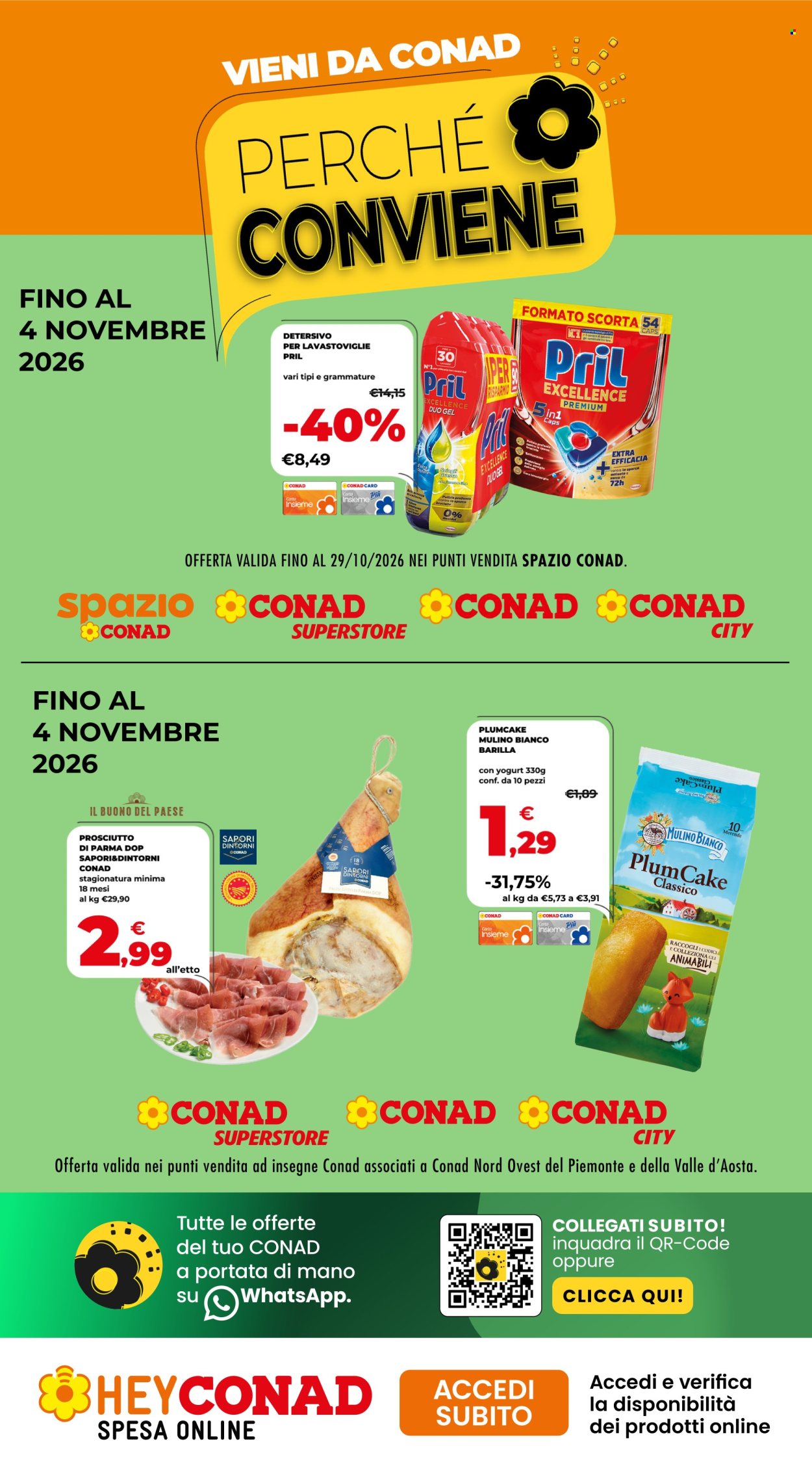 Volantino Conad - 22/10/2026 - 4/11/2026. Pagina 1