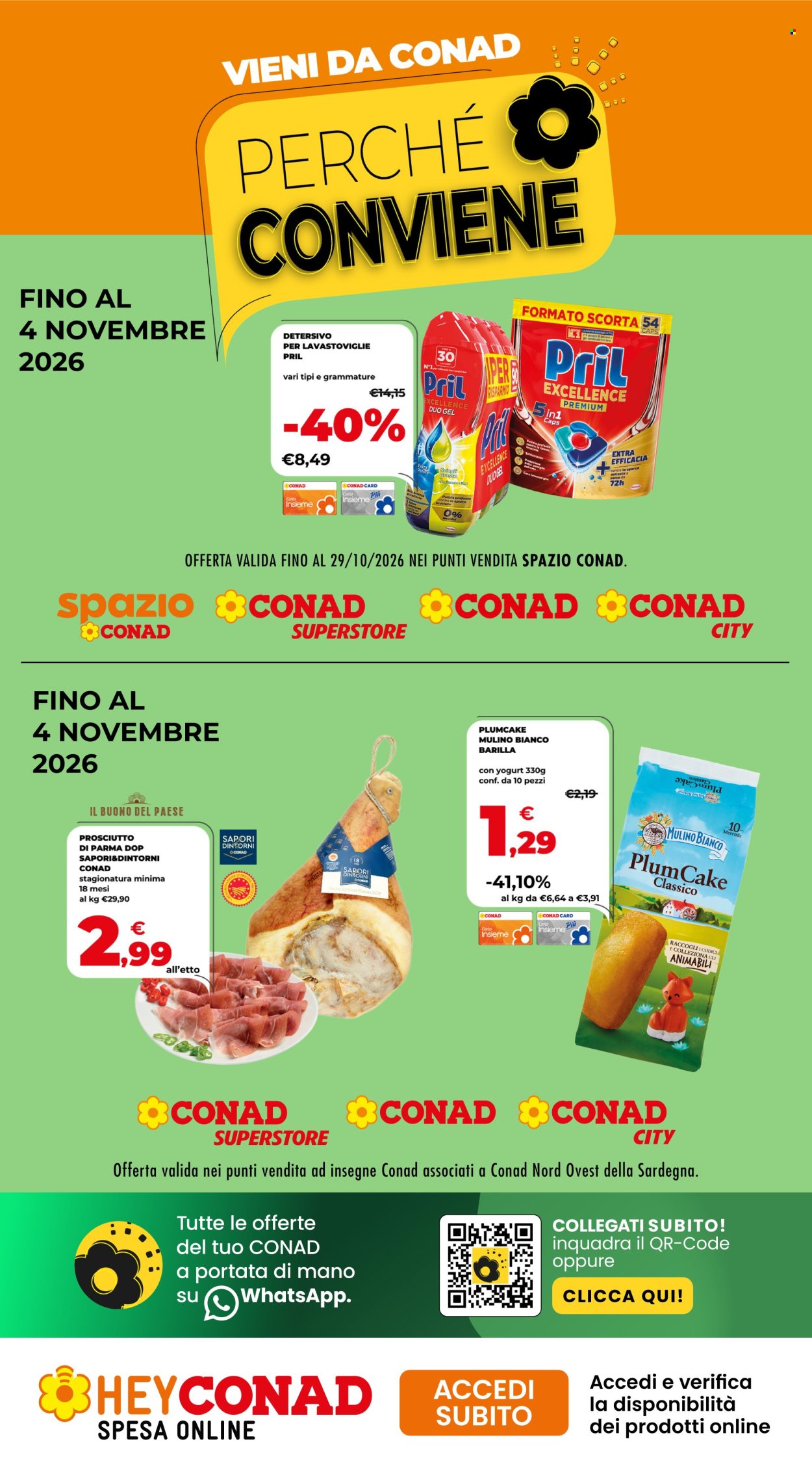 Volantino Conad - 22/10/2026 - 4/11/2026. Pagina 1