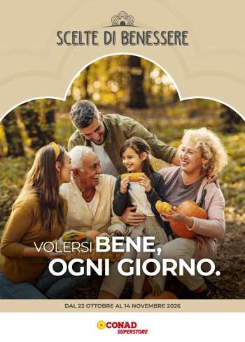 Volantino Conad Superstore - 22/10/2026 - 14/11/2026.