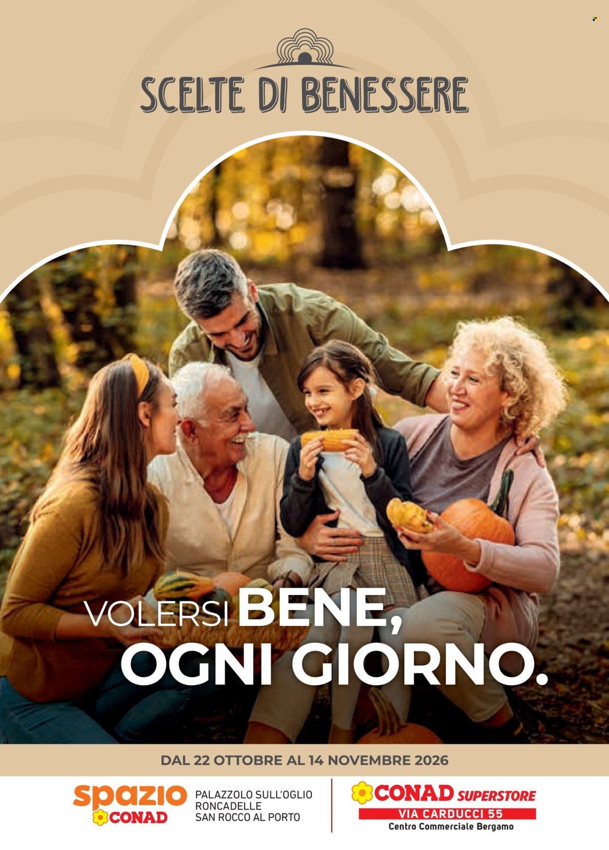 Volantino Conad - 22/10/2026 - 14/11/2026. Pagina 1