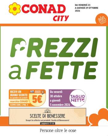 Volantino Conad City - 23/10/2026 - 29/10/2026.
