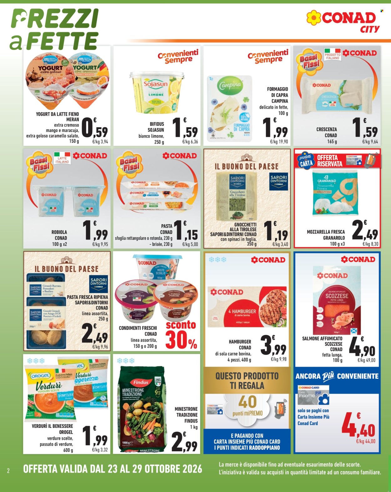 Volantino Conad City - 23/10/2026 - 29/10/2026. Pagina 2
