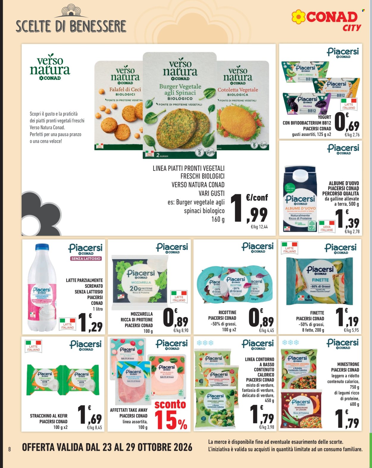 Volantino Conad City - 23/10/2026 - 29/10/2026. Pagina 8