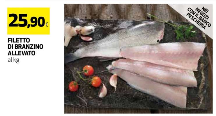 FILETTO DI BRANZINO ALLEVATO