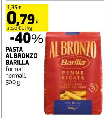 PASTA AL BRONZO BARILLA