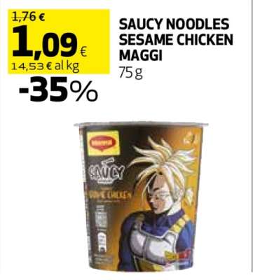 SAUCY NOODLES SESAME CHICKEN MAGGI