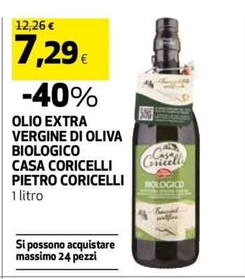 OLIO EXTRA VERGINE DI OLIVA BIOLOGICO CASA CORICELLI PIETRO CORICELLI