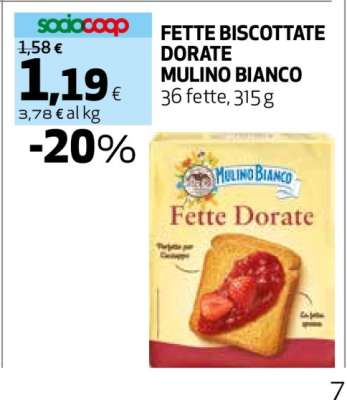 Fette Biscottate Dorate MULINO BIANCO