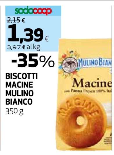 BISCOTTI MACINE MULINO BIANCO