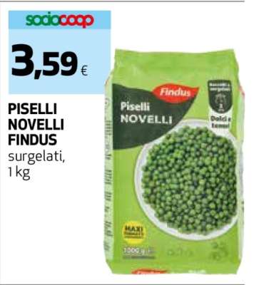 Piselli Novelli Findus