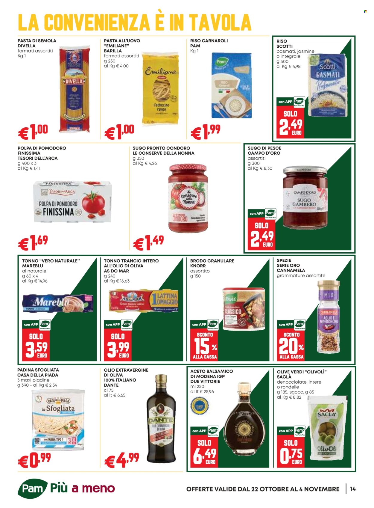 Volantino Pam Panorama - 22/10/2026 - 4/11/2026. Pagina 14