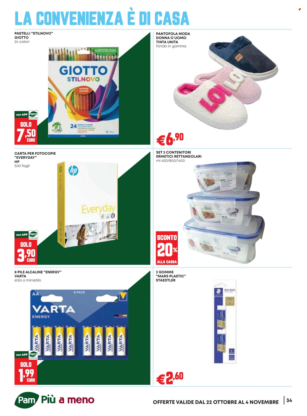 Volantino Pam Panorama - 22/10/2026 - 4/11/2026. Pagina 34