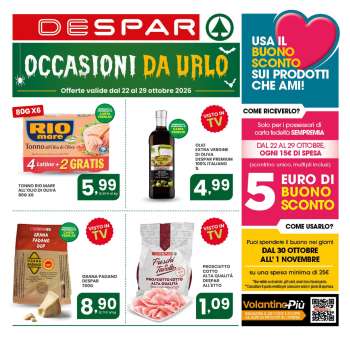 Volantino Despar - 22/10/2026 - 29/10/2026.
