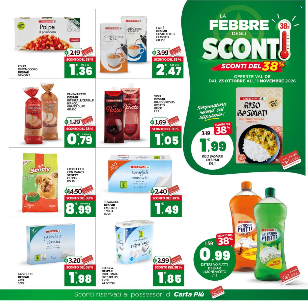 Volantino Despar - 23/10/2026 - 1/11/2026. Pagina 19