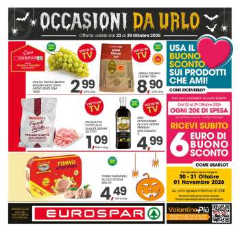 Volantino Eurospar - 22/10/2026 - 29/10/2026.