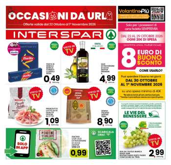 Volantino Interspar - 22/10/2026 - 1/11/2026.