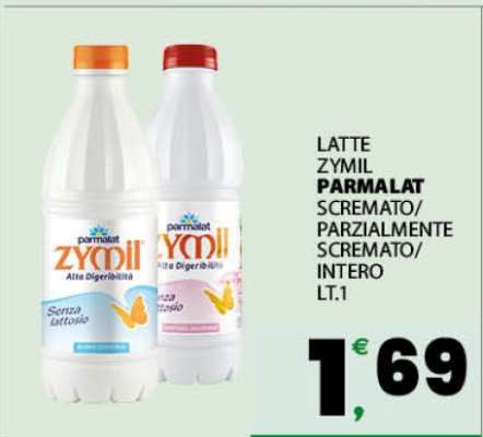 Latte Zymil Parmalat