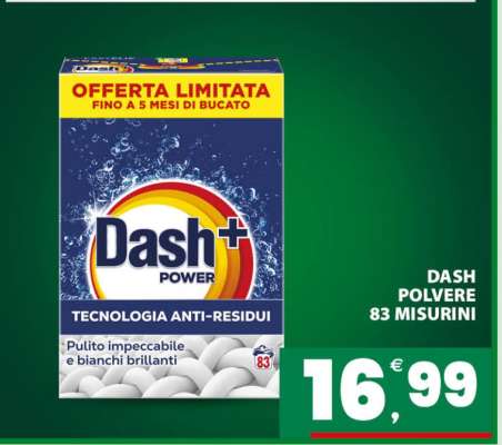 DASH POLVERE 83 MISURINI