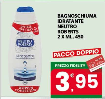 BAGNOSCHIUMA IDRATANTE NEUTRO ROBERTS