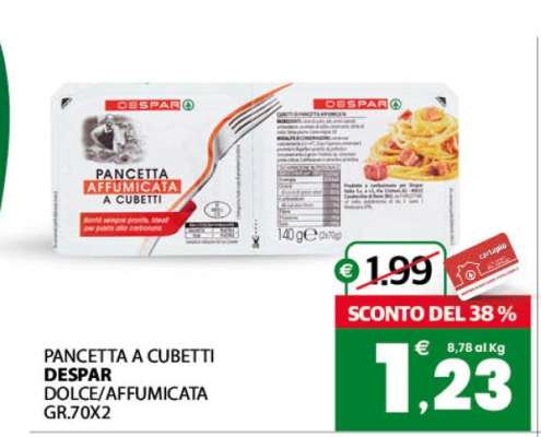 Pancetta a cubetti DESPAR