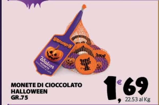 MONETE DI CIOCCOLATO HALLOWEEN