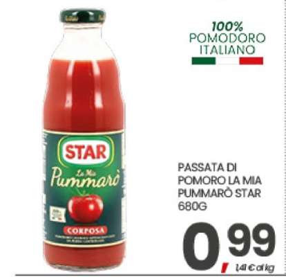 PASSATA DI POMORO LA MIA PUMMARÒ STAR 680G