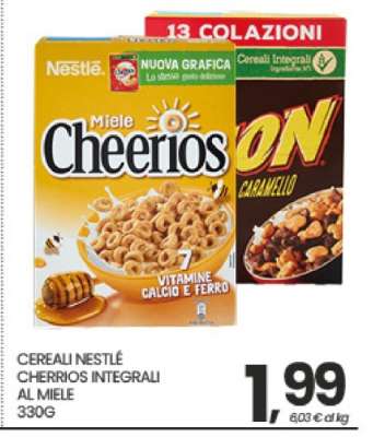 CEREALI NESTLÉ CHERRIOS INTEGRALI AL MIELE