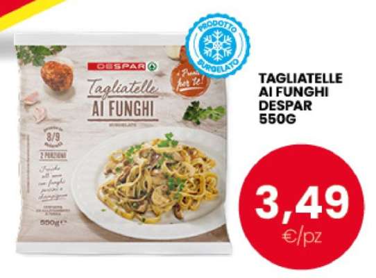 TAGLIATELLE AI FUNGHI DESPAR 550G