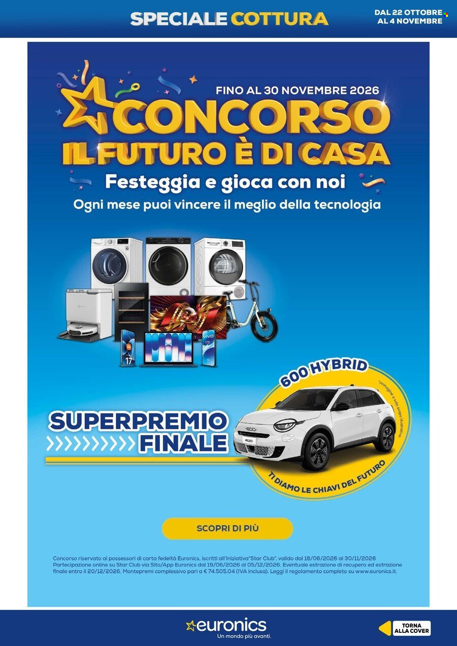 Volantino Euronics - 22/10/2026 - 4/11/2026. Pagina 2