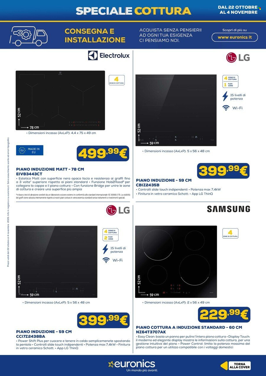 Volantino Euronics - 22/10/2026 - 4/11/2026. Pagina 9