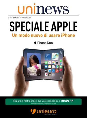 Volantino Unieuro - 23/10/2026 - 29/10/2026.