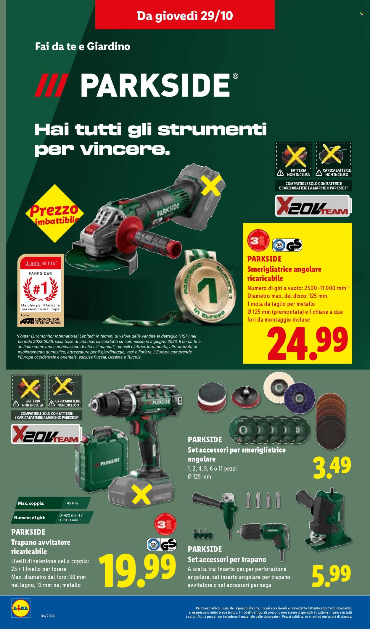 Volantino Lidl - 29/10/2026 - 4/11/2026. Pagina 32