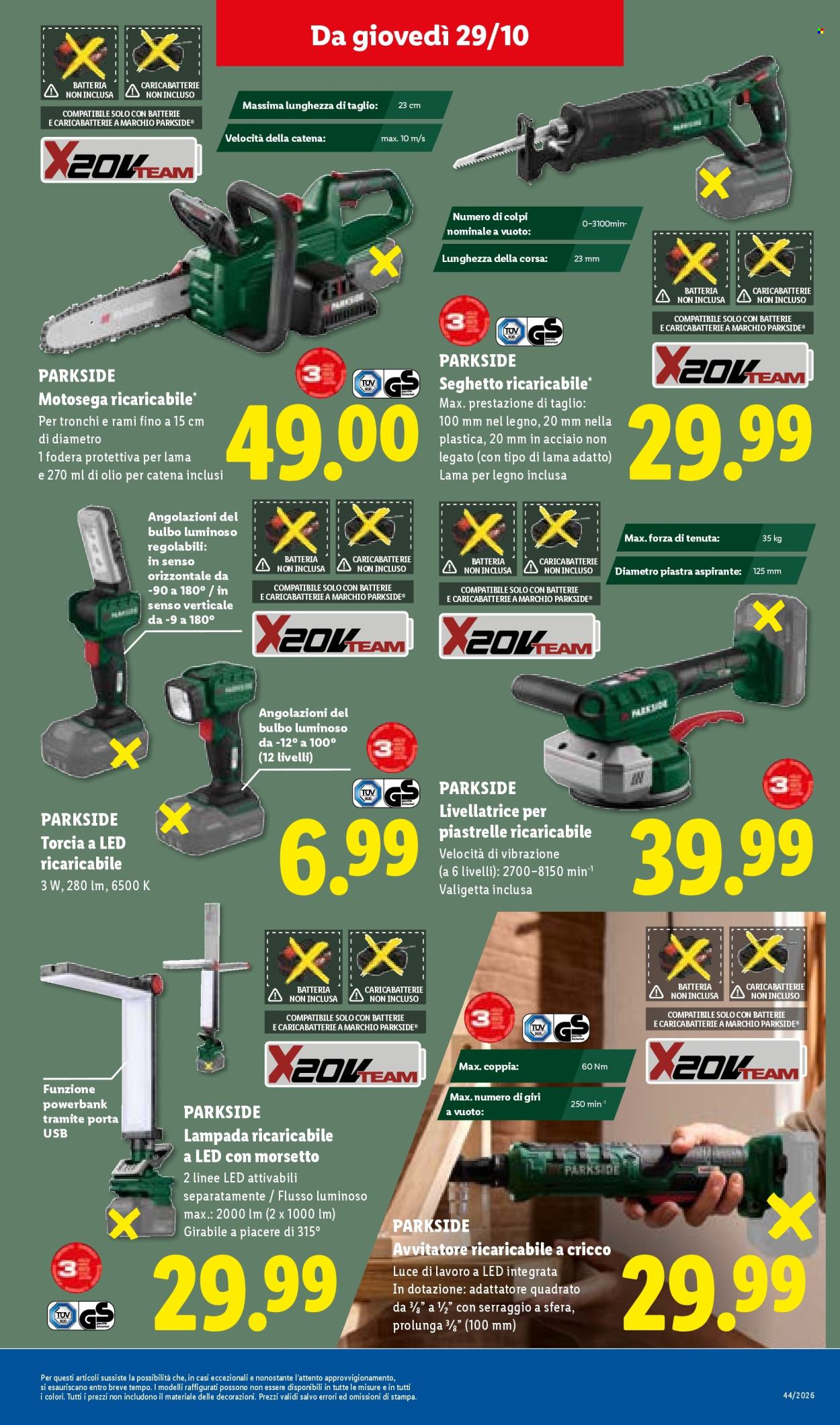 Volantino Lidl - 29/10/2026 - 4/11/2026. Pagina 33