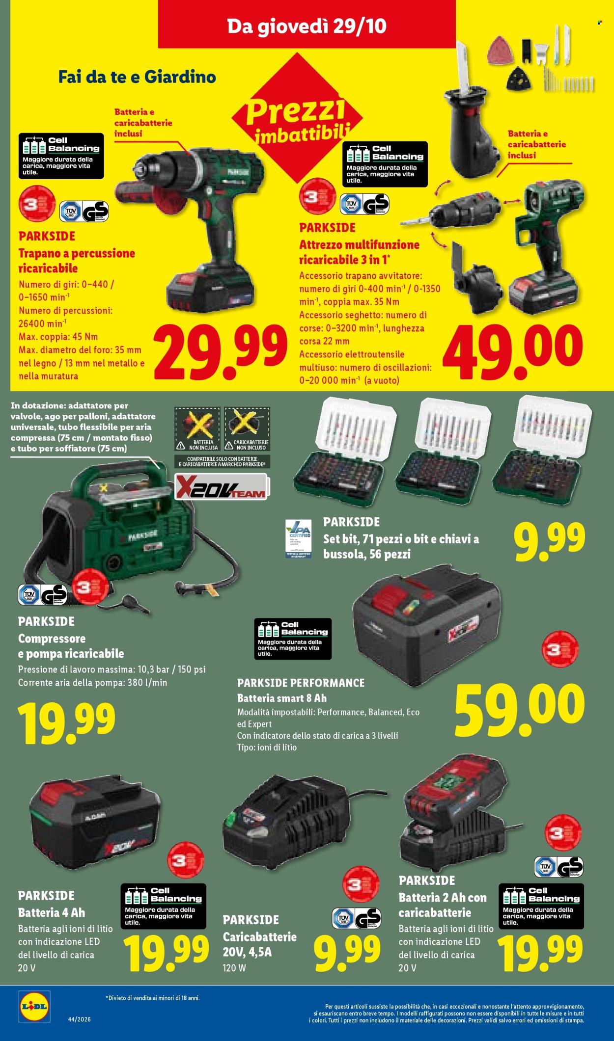 Volantino Lidl - 29/10/2026 - 4/11/2026. Pagina 34