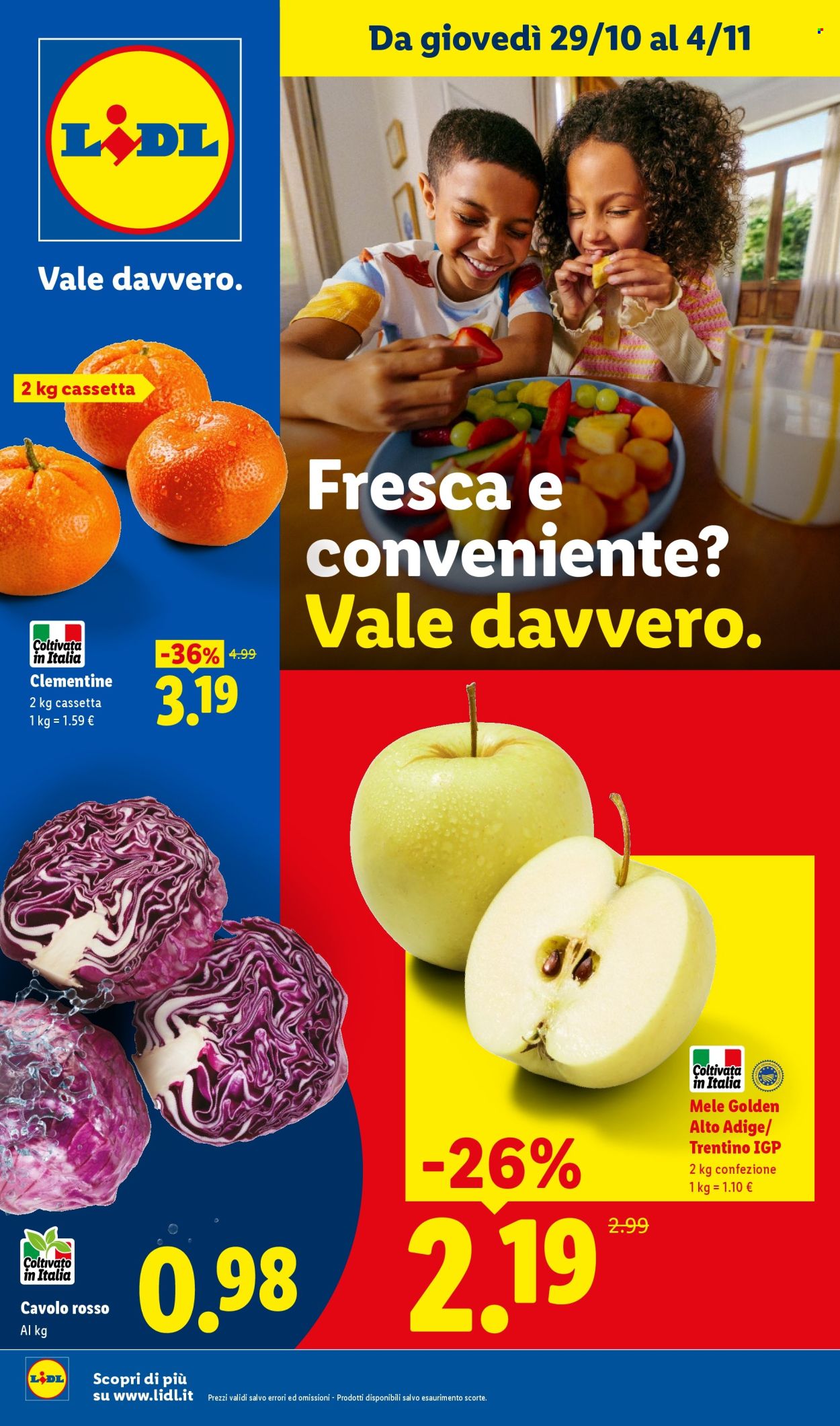 Volantino Lidl - 29/10/2026 - 4/11/2026. Pagina 1