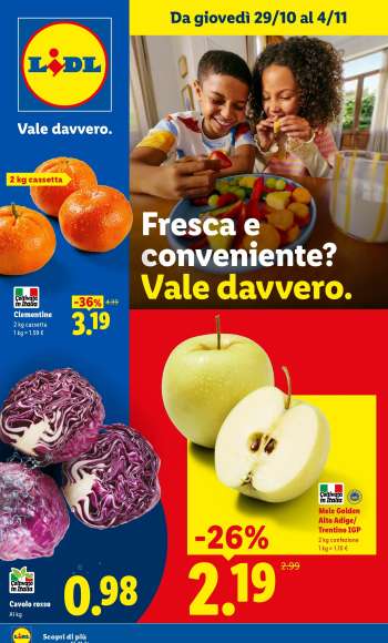 Volantino Lidl - 29/10/2026 - 4/11/2026.
