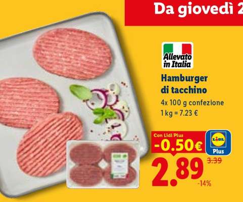 Hamburger Di Tacchino