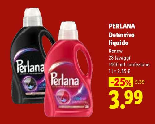 Perlana Detersivo Liquido